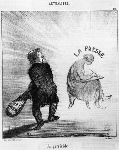 A Parricide, illustration from 